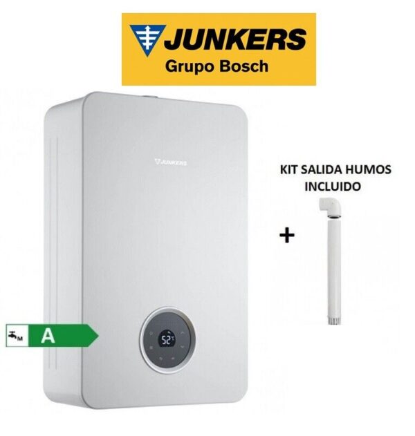 CALENTADOR JUNKERS Hydronext 5600 S WTD 12-3 AME GAS BUTANO LPG ESTANCO +KIT S